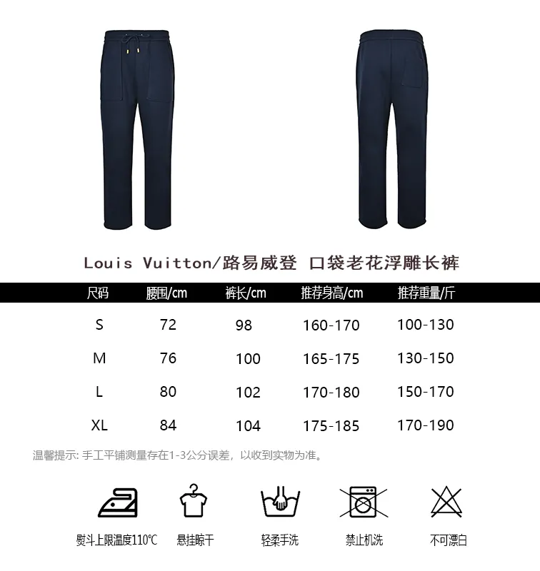 Louis Vuitton Pocket Embossed Pants